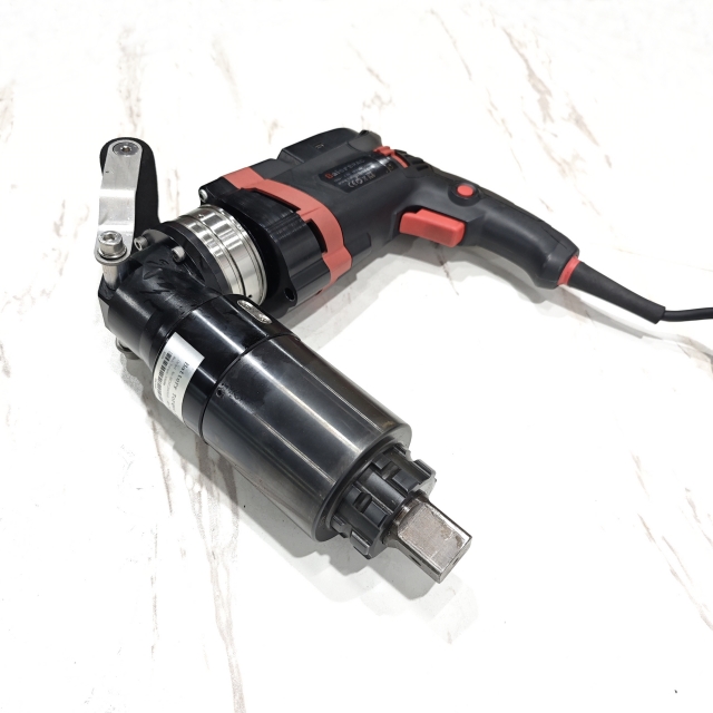 Llave dinamométrica eléctrica con mango angular personalizada para trabajos de precisión