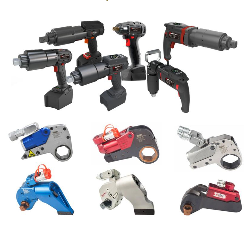 BRAC-S10000 Pistola dinamométrica eléctrica de alta precisión 1500-9500 Nm | ±5% de precisión con seguimiento de datos por Bluetooth