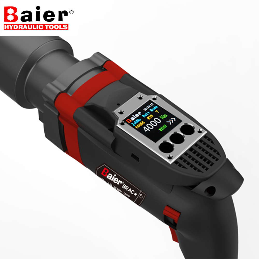 BRAC-S6000 Llave eléctrica megadinamométrica, 900-5700 Nm, diseñada para ensamblaje de megaestructuras
