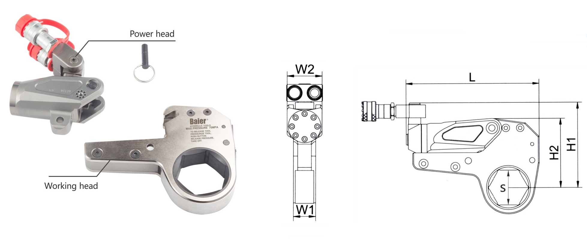 Dimensi&oacute;n de la llave RTF