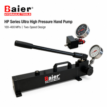 Bomba manual hidráulica de presión ultraalta serie HP de 100 a 400 MPa 