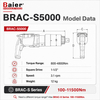 Llave dinamométrica eléctrica enchufable BRAC-S5000 con motor Metabo para montaje de turbinas eólicas
